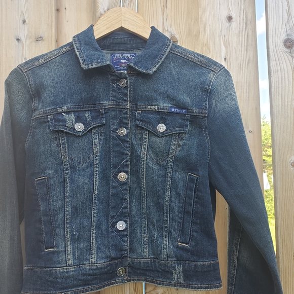 Just USA Denim Dark Wash Jacket - Picture 1 of 8